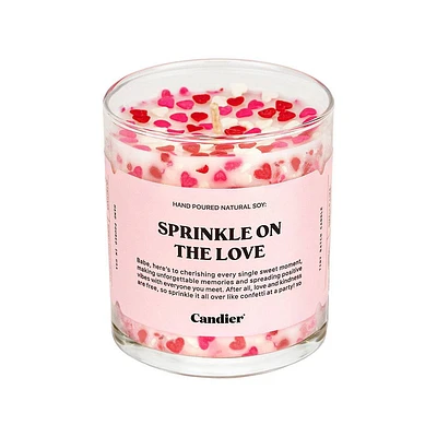 Sprinkle Love Candle