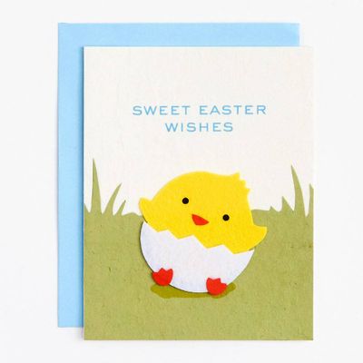 Hatching Chick Easter Card