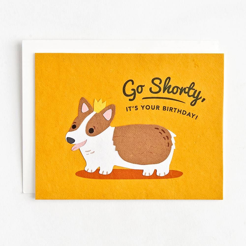 It's Your Birthday Corgi Greeting Card