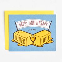 Butter Half Anniversary Card