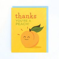 You're A Peach Thank You Card