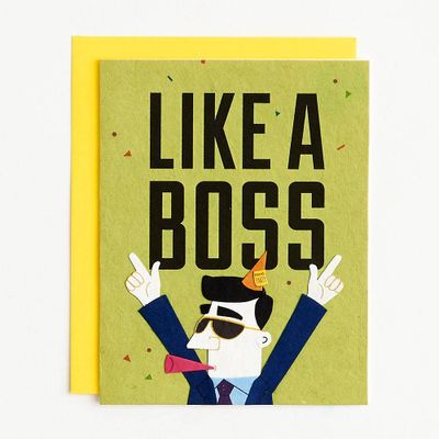 Like a Boss Man Card