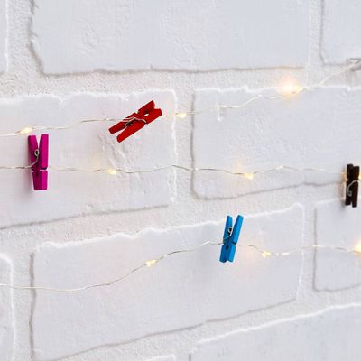 Mini Clothespin String Lights