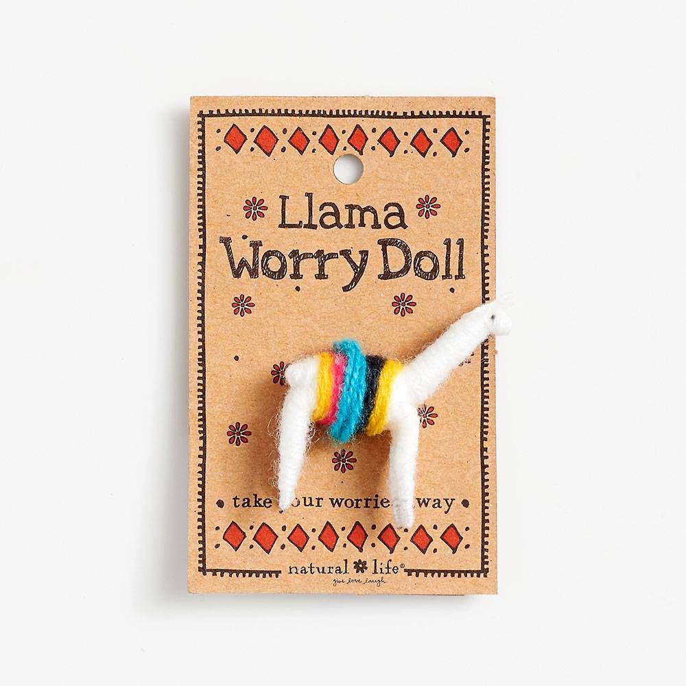 Natural Life Llama Worry Doll