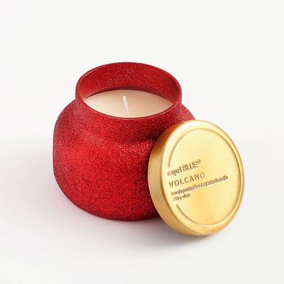 Red Glitter Candle