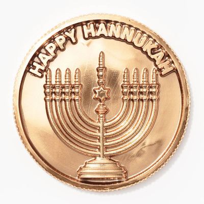 Hanukkah Chocolate Coin