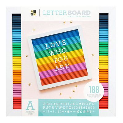 Rainbow Letterboard