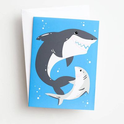 Baby Shark Father's Day Card