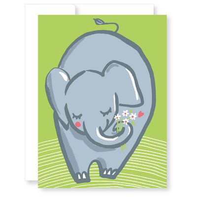 Elephant Thank You Card