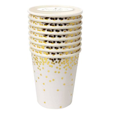 Gold Confetti Party Cup