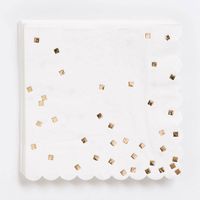 Gold Confetti Large Napkins