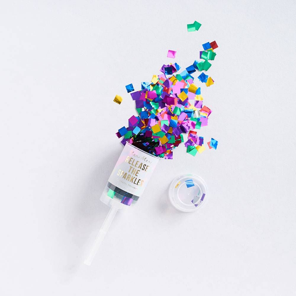 Multi-Color Confetti Popper