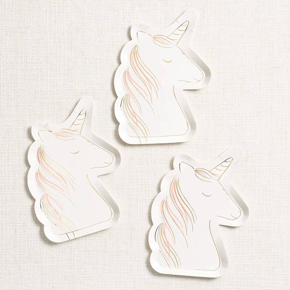 Large Unicorn Plates