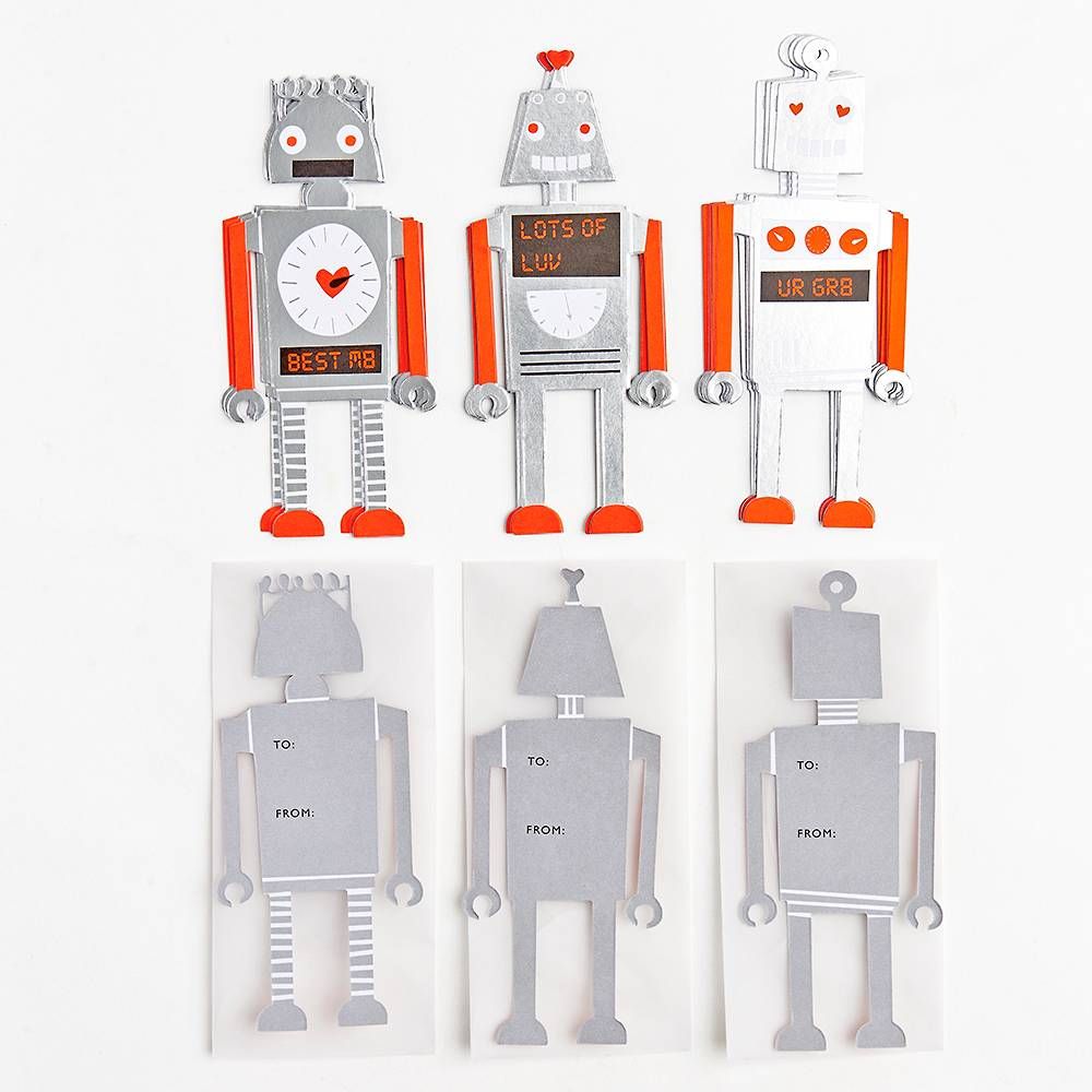 Robot Valentine Cards