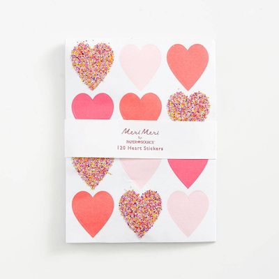 Pink Heart Stickers