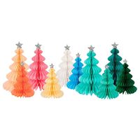 Honeycomb Christmas Trees