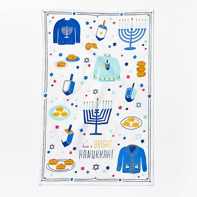 Hanukkah Tea Towel