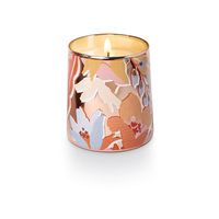 Blood Orange Dahlia Pearl Glass Candle