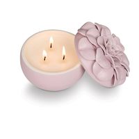 Lavender La La Flower Ceramic Candle