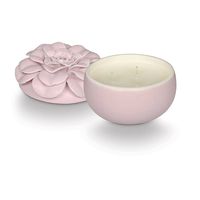 Lavender La La Flower Ceramic Candle