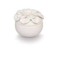 Citrus Crush Ceramic Flower Candle