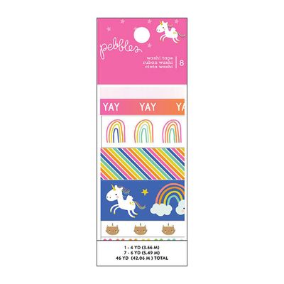 Pebbles Live Happy Washi Tape