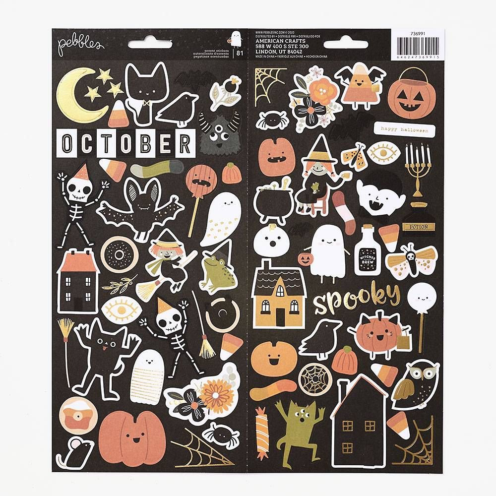 Spooky Halloween Stickers