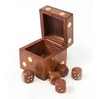 Wooden Dice Box