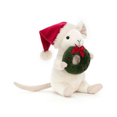 Merry Mouse Wreath Plush