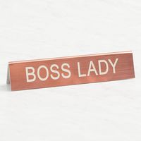 Boss Lady Desk Sign