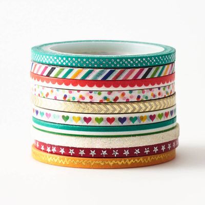 Bright Skinny Washi Tape