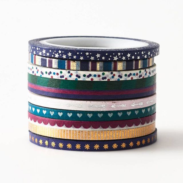 Rainbow Skinny Washi Tape