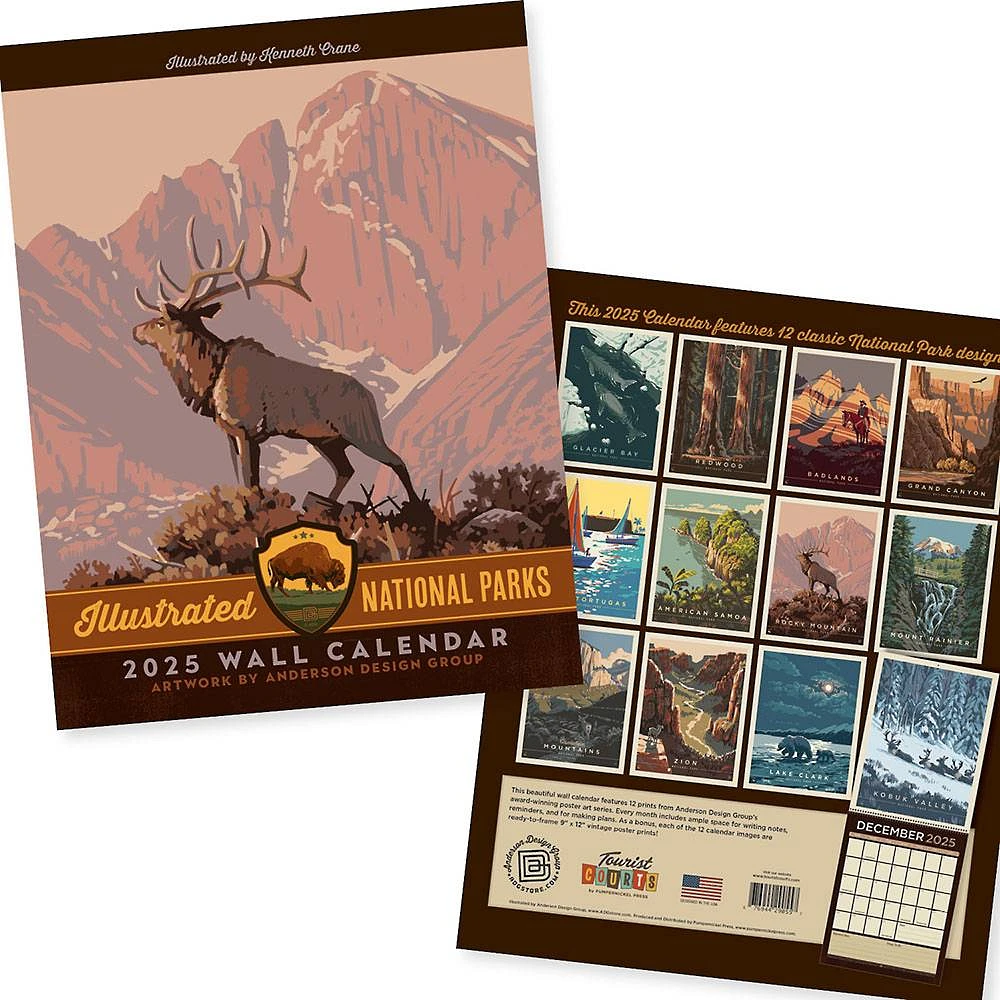 2025 Kenneth Crane National Parks Calendar