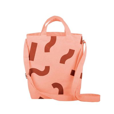 Pink Canvas Graphic Tote