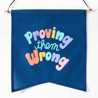 Proving Them Wrong Canvas Wall Hanging