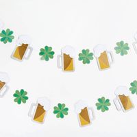 Beer Mug & Shamrock Banner