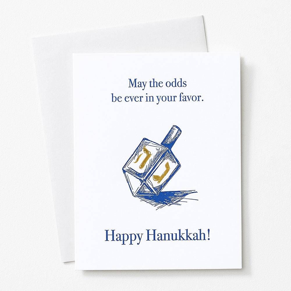 Odds in your Favor Hanukkah Card