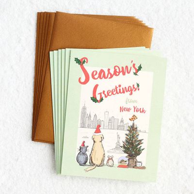 Greetings from New York City Holiday Card Set