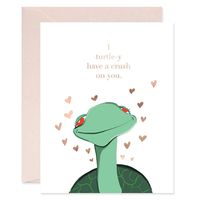 Turtle-y Crush Love Card