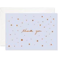 Copper Speckled Thank You Card Set