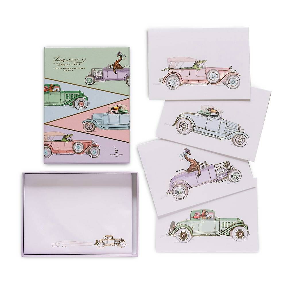 Classic Cars Stationery Set