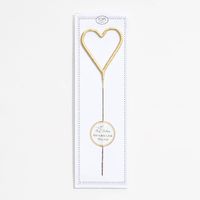 Big Golden Heart Sparkler Wand