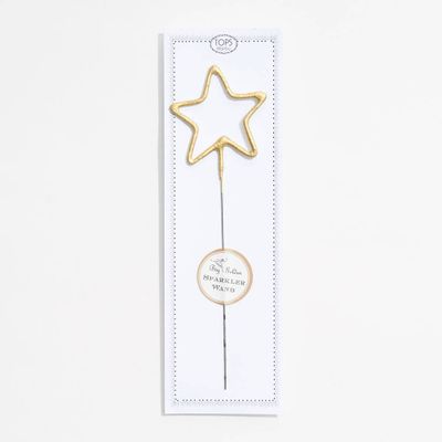 Big Golden Star Sparkler Wand
