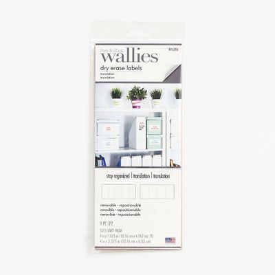 Wallies Dry Erase Labels