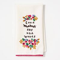 Good Moms Floral Tea Towel