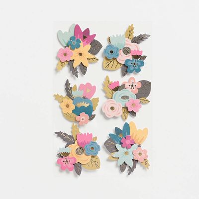 Colorful Floral Stickers