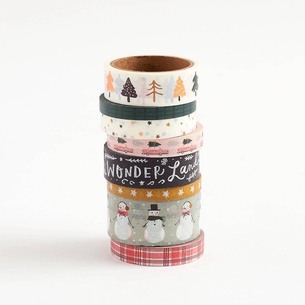 Holiday Snowflake Washi Tape Set