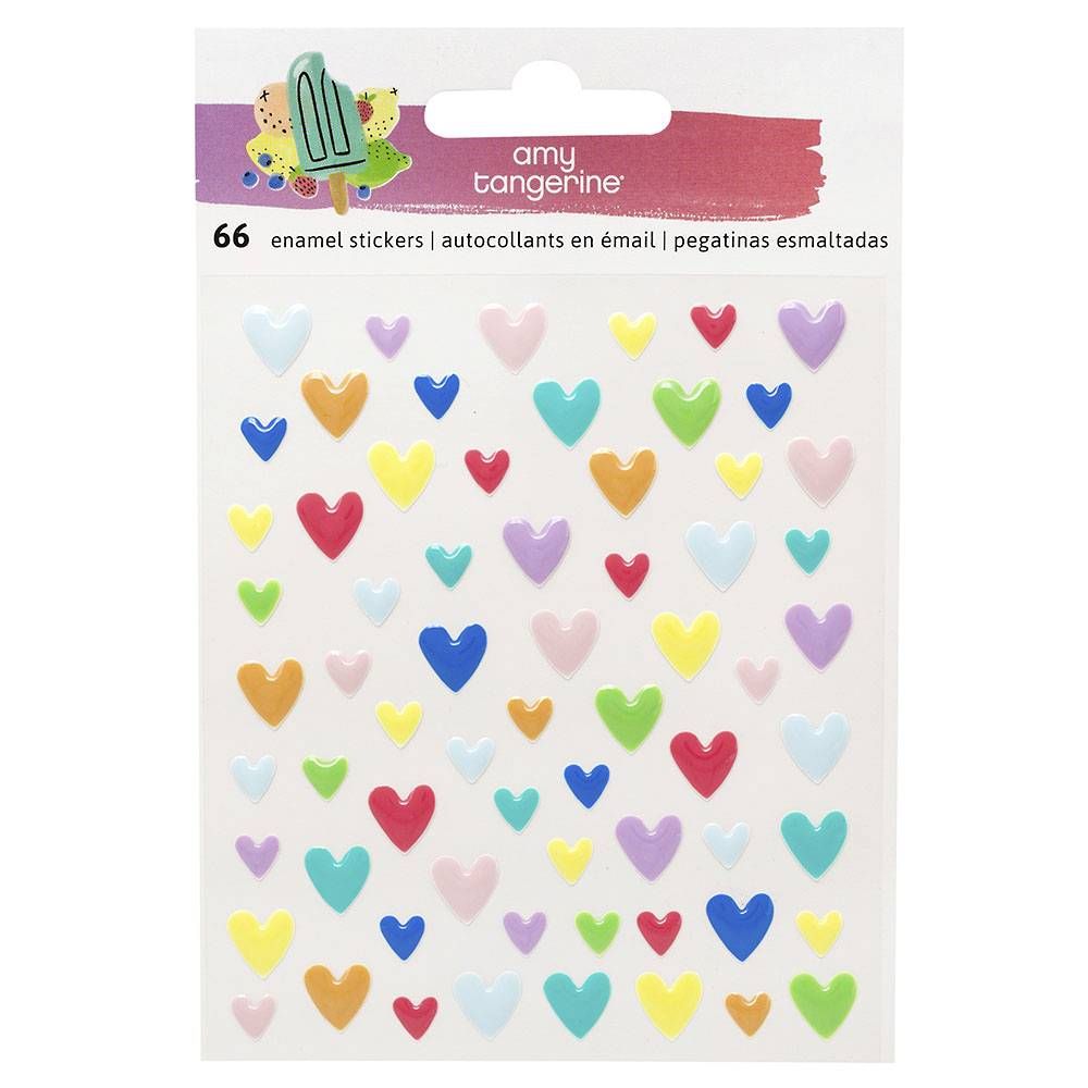 Colorful Heart Stickers