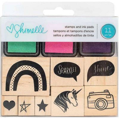Shimelle Stamp & Ink Pad Set