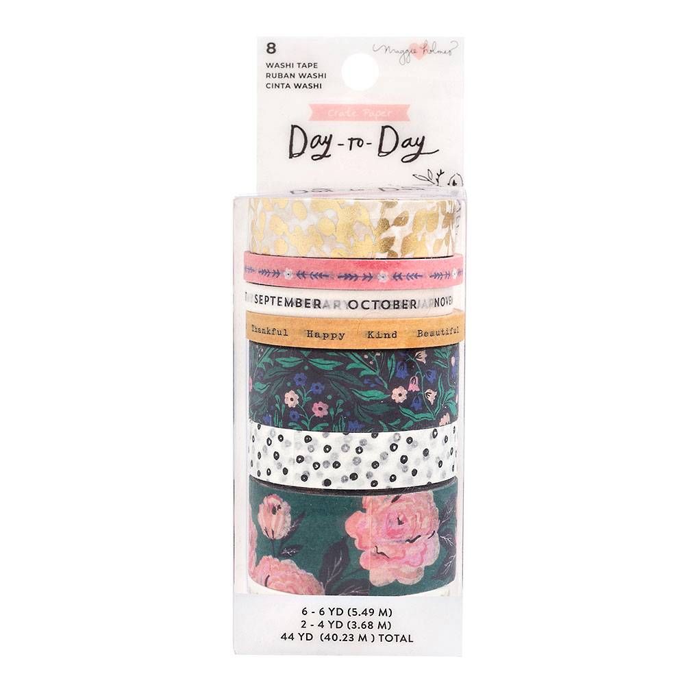 Day To Day Calendar Washi Tape